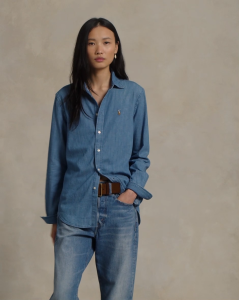 Polo Ralph Lauren Women Classic Fit Denim Shirt