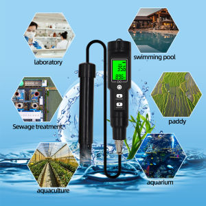 Digital Dissolved Oxygen Meter DO9100 Water Quality Oxygen Detector Temperature Meter