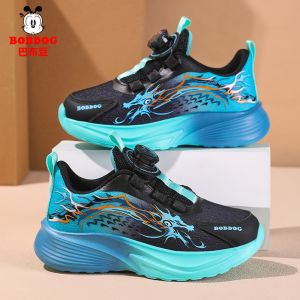 Bobdog Boys Running Shoes Breathable Mesh Lightweight Sport Sneakers for Elementary School Kids Spring Autumn Seasonal Footwear