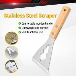 Ellebreen Stainless Multi-Purpose Scraper: A Durable Cleaning Outdoor Garden Shovel & Farm Weeding Tool