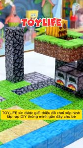 Đồ chơi khối nam châm từ tính minecraft cho bé xếp hình minecraft nam châm block đồ chơi xây dựng trẻ em TOYLIFE