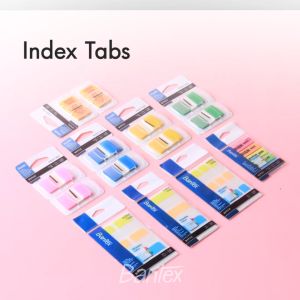 Bantex Index Tabs Kertas Polos 4 Warna Tebal dan Tahan Lama BH9026