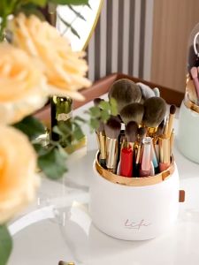 Organizer Make up Brush Tempat Kuas Makeup Rias Wajah Kontainer Kosmetik