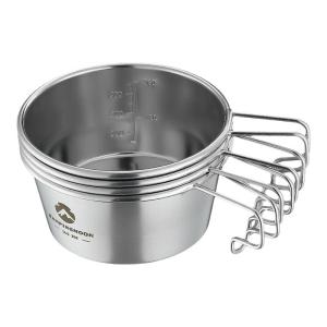 TSINGTON | Portable Outdoor Camping Stainless Steel Bowl