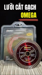 Lưỡi cắt gạch đa năng OMEGA 110mm cao cấp lưỡi cắt đá Marble Granite bê tông đá hoa cương hiệu Omega 110mm 125mm