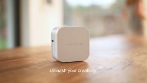 Brother PT-P300BT เครื่องพิมพ์ฉลากแบบพกพา ออกแบบผ่านสมาร์ทโฟน Brother รองรับเทป TZE หน้ากว้างขนาด 3.5 6 9 12mm.