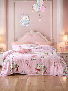 FUANNA (富安娜) | Princess Style Cotton Bed Sheet Set