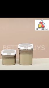 BETTER BUYS 1800/1300/800ML Milk Storage Container Baby Milk Powder Airtight Container Box with Scoop&Scraper