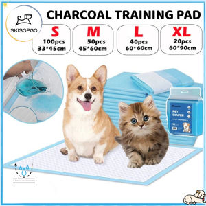SKISOPGO Dog Pee Pads Super Absorbent Pet Pee Wee Pee Poop Training Pad Quick Dry Surface Disposable Diapers