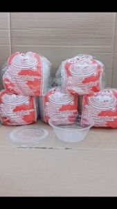 (ชุดละ 5 แพค) ฝาปิด ชามPP45 ยี่ห้อSB แพคละ 50 ชิ้น ฝาเรียบไม่เจาะรูปิดบรรจุภัณฑ์ที่มีขนาดปาก 170 mm.