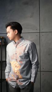 DGM Kemeja Batik Premium Slimfit Lengan Panjang 1335