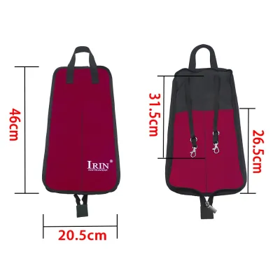 IRIN Drum Stick Bag Oxford Cloth Drumstick Thicken Case Waterproof Handbags Carrying Strap Percussion Instrument Accessories