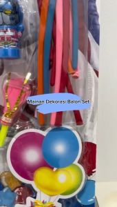 [TM55] Mainan Dekorasi Balon Set / Magic Strip Ballon / DIY Dekorasi Party Balon Bulat Balon Panjang / Colorful Balloon Package
