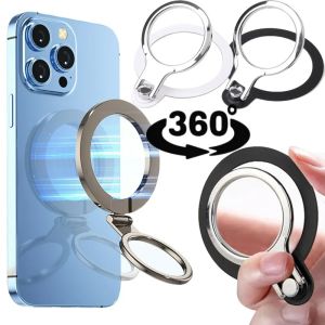 Metal Sticker Finger Ring Phone Holder Self Adheisve Foldable Desktop Kickstand for Iphone Xiaomi Samsung Rotatable Phone Stand