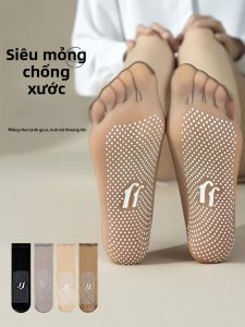 MiiOW | Tất ngắn lụa chống trượt mỏng mùa hè cho nữ Tất lụa pha lê vô hình chống móc vải nylon mỏng thoải mái Tất ngắn vô hình cho nữ