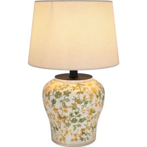 Abotu | New Chinese Style Vintage Simple Ceramic Bedside Lamp