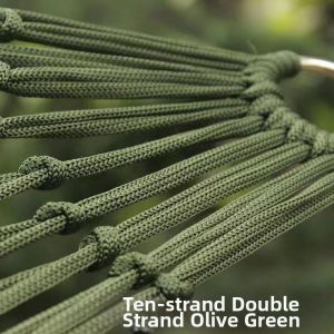 QIZHOU | Anti-Flip Portable Camping Hammock Thickened Mesh