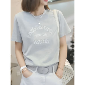 DAIXIANGFEIZI | Cotton Loose Fitting Short Sleeve T-Shirt