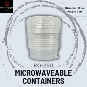 [10 pcs] Microwaveable Container Take Out RO250 RO450 RO750 RE500 RE650 RE750 RE1000
