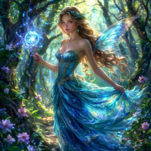 Huacan DIY Diamond Painting Forest Magic Elves Diamond Mosaic Portrait Landscape New Collection 2026 Decorative Paintings