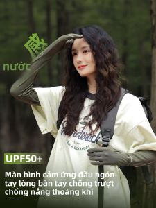 XINGGONGGUAN | Găng tay lụa băng mỏng thoáng khí chống tia UV ngoài trời mùa hè cho nữ Găng tay bảo vệ cánh tay khi lái xe và đi xe đạp