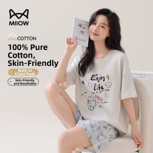 MiiOW | Cotton Thin Summer Pajama Set