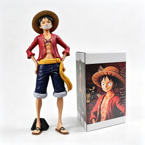 Bandai | 26cm Anime Merch One Piece Anime Figure Confident Smiley Luffy Changing Action Figurine Doll PVC Model Toys Collection Gifts