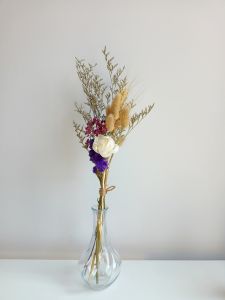 ช่อดอกไม้แห้ง ดอกไม้แห้ง ดอกหญ้าแห้ง หญ้าแห้ง DIY ดอกหญ้า ตกแต่ง พร้อพถ่ายรูป