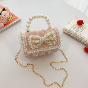 Princess Style Pearl Lace Handbag Shoulder Bag