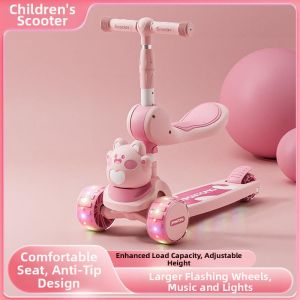 Sit-to-Slide Children Scooter