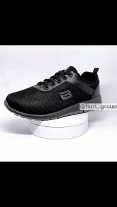 FIURI - ANDO - AIDA 33-40 FULL HITAM - SEPATU KETS WANITA - SNEAKERS WANITA - SEPATU OLAHRAGA SPORT - SEPATU CASUAL - SEPATU JOGGING LARI FITNESS GYM SENAM - SEPATU ANAK PEREMPUAN CEWEK - SEPATU SEKOLAH BERTALI SD SMP SMA