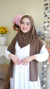 Pashmina Inner Meleyot Jersy Menutup Leher Pakaian Wanita Pakaian Adat Baju Muslim Hijab Khalisa -LRHIJAB1