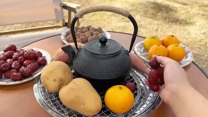 Bếp nướng than hoa âm bàn bếp nướng thịt BBQ không khói dùng cho nhà hàng quán nướng mang dã ngoại tiện lợi BTH5