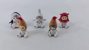1 Set Blind Box Cat Figure Blind Box Mofusand Cat Shark Cats Handmade Blind Box Toy Gift for Kid