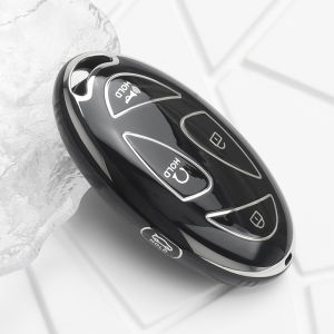 Car Key Case for Hyundai Ioniq 6 Tucson Kona Grandeur New Grand Prix GN7 Santa Fe Tpu Car Key Protector Shell Car Accessories