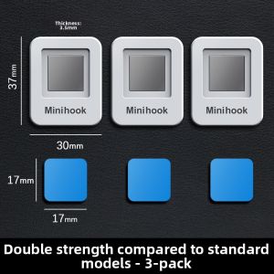 HUADEMA | Magnetic Wall-Mounted Remote Control Holder
