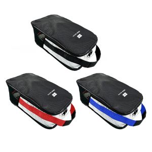 กระเป๋ารองเท้าลูกขนไก่ความจุขนาดใหญ่ น้ำหนักเบา กันความชื้นไม่มีกลิ่นระบายอากาศสี่กริดกระเป๋ารองเท้าแบดมินตันมืออาชีพ