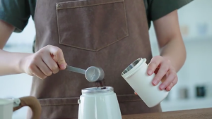 MHW-3BOMBER Long Stainless Steel Silver Measuring Spoon – Precision 8g Coffee Spoon for Accurate Brewing