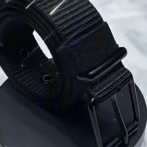 Men’s Adjustable Nylon Canvas Belt 120cm – Metal Buckle Durable Military Tactical Style