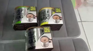 Gelas Mixer Otomatis Self Stirring Mug Steering Coffe Cup Gelas Aduk Otomatis