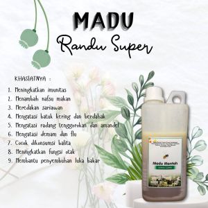 MADU MENTAH MURNI NEKTAR LEBAH 100%