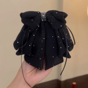 Fashionable Butterfly Knot Hair Clip Elegant Hairband Tail Clip Hair Accessory New 2025 Trendy Hairgrip Head Flower