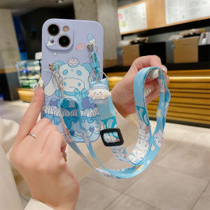 Cute Cartoon Blueberry Cinnamon Dog Phone Case Full Cover Soft Silicone Protective Shell for Vivo X100 X90 S X80 X70 Anti-Fall