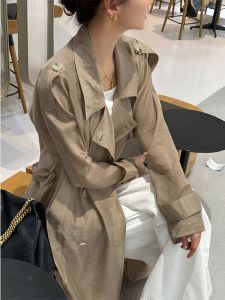 Bat Wing Oversized Light Sun-Protective Trench Coat for Women