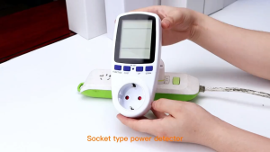 COD Taffware Pengukur Biaya Listrik Rumah kWh Meter Digital Stop Kontak - KWE-PM01