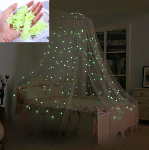Wall Decoration Glowing Stars Luminous Patch Fluorescence Sticker 3dstereo Wall Sticker Decoration Room Trinkets