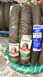 BAN KINGLAND JAGUAR 70/90-16 80/90-16 TUBELESS DAN BAN MOTOR IRC TIRE 70/90-16 80/90-16 TUPETYPE/BUKAN TUBELESS BAN MOTOR RING 16