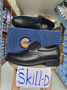 รองเท้าคัทชูผู้ชาย หนังดำ ยี่ห้อCSB รหัสCM545 รุ่นแบบผูกเชือก