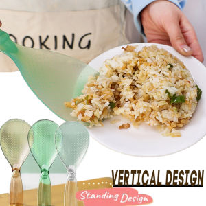New Vertical Small Monster Rice Spoon Non-stick Rice Household Rice Cooker Transparent Shovel Rice Spoon Kitchen Cooking Tool Accessories
