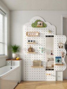 BEIQIVI | Custom Invisible Sliding Door Mirror With Shelving